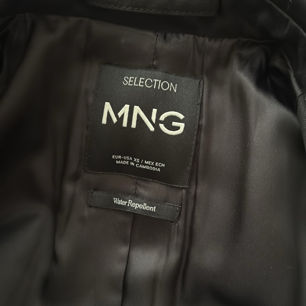 Mango Black Trench Coat - Picture 7 of 10